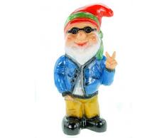 Enano Hippie, la Victoria, 32 cm, los gnomos de jardín, de plástico