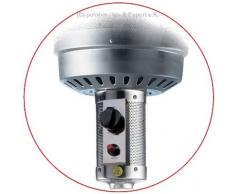 Terraza Calefactor – Estufa Juego completo de Mesa, móvil, fijación a suelo y rollos.