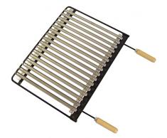 Imex El Zorro 71613 - Parrilla para barbacoa, Inox, 66 x 41 x 3 cm