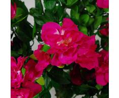 Leaf Premium - Maceta de Flores Artificiales, 100 cm, Color Rosa