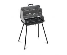 Algon Barbacoa Portátil - 47x29x55 cm/49x30x14 cm (Plegada)
