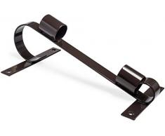 Soporte De Asta De Bandera De Metal Galvanizado Duradero Para Cualquier Tipo De Paredes, Castaño