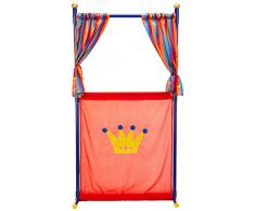 Games & More - Set de Teatro con 4 Marionetas, Color Azul / Rojo / Amarillo (Simba 4586783)