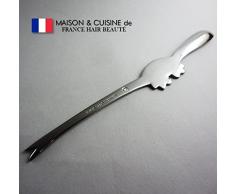 HORQUILLA DE CANGREJO EN ACERO INOXIDABLE de calidad superior de acero inoxidable. 15 cm de largo. Diseño CRAB. Hermosa cubierta para la casa, restaurante, museos, colección, etc. Descubra nuestra gama completa de cubiertos temáticos