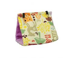 ART-YJ Nidos para pájaros Pajarera, Hecho A Mano Jugar Suave Cómodo Tela Nidal De Pájaros (Color : 19×12×15cm)