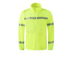 PPOSH Ropa Reflectante de protección Solar, Ligeros y Transpirables, al Aire Libre, para Hombres y Mujeres, protección UV, Monos Chaleco Reflector (Size : 180)
