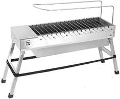 REWD Parrilla Plegable de Barbacoa Barbacoa de carbón giratoria automática Parrilla doméstica al Aire Libre Parrilla de Acero Inoxidable Barbacoas