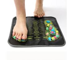 YB- Acupuntura Adoquín Colorido Pies Reflexología Caminar Piedra Cuadrado Pie Masajeador Cojín Para Relajarse Cuerpo