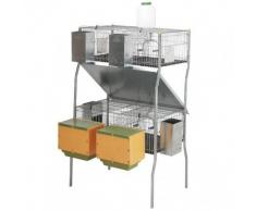 JAULA CONEJOS MODELO PENTA 2 PLASTICO