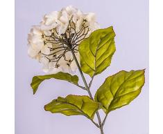 Rama de hortensia artificial, crema, 70 cm, Ø 16 cm - Flor sintética / Tallo decorativo - artplants