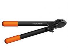 Fiskars 1001556 Tijeras de Podar de Yunque, Negro, L71 (Ramas Ø 3,8 cm)