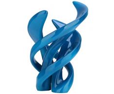 Tooarts- Escultura de Resina Color Azul Escultura Moderna Artes abstractas Color Gris para Decoración de Hotel, Oficina y Hogar Cumpleaños