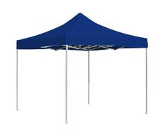 Festnight Carpa Plegable Profesional de Aluminio Carpas de Jardin Carpas para Terraza Azul 3x3 m