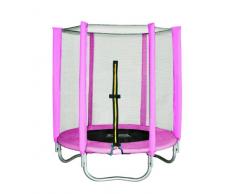 SixBros. SixJump 1,40 M Trampolín Cama elástica de jardín Trampolín Fucsia - T140/1534