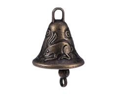 Supvox Metal antiguo campana Feng Shui Metal viento carillón Fortune Jingle Bell 11pcs
