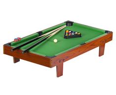 Mesa de Billar Accesorios Mesa de BIllar de Madera Para Sus Familiares y Sus Niños Bilis Estable Alta Calidad Palos Dimensiones 92 x 51 x 20 Pool Table