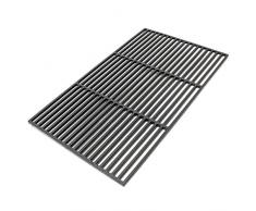 Rejilla grill parrilla hierro fundido cuadrada 67x40 cm maciza barbacoa BBQ asado gas leña carbón