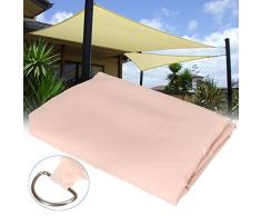 Tutoy 2X3M Patio Al Aire Libre Sombra Vela Jardín Cubierta Malla Poliéster Coche Ventana Toldo Carport Canopy