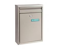 Arregui Zaguán E5757 Acero Inoxidable, buzón o recogecartas, tamaño S (DIN A5)