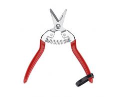 Garden Rose tijeras de podar tijeras, podadoras de mano profesionales hojas rectas / curvadas de acero inoxidable, tijeras de podar, arreglos florales, recorte de plantas, recolección de frutas(hoja curva)