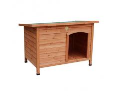 Caseta para perros Nobleza, estructura de madera, alto 70,5cm. Envío gratis