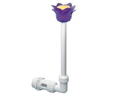 LUCYPAPASHOW Fuente De La Piscina De La Cascada, Forma De Flor Piscina Fuente De La Cascada Montaje En La Pared Agua Diversión Aspersores Piscina Y SPA Cascada Fuente De Spray Decoración
