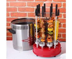 Parrilla Vertical giratoria automática sin Humo de 360 ​​Grados, Hecha de Hierro Puro, es Resistente a la Temperatura, sin deformación fácil, Ahorra Tiempo Adecuado para Uso doméstico