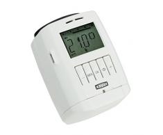 Xavax 111972 - Controlador de termostato del calentador (calefacción y absenkprogramme individual, la temperatura ambiente programada, el ruido) de color blanco