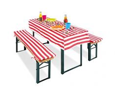 PINOLINO 206065 - Equipo de Juegos al Aire Libre, Festival para niños Mesa Cubierta Carpa Sepp