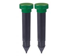 Gardigo 70024 - Ahuyentador de topos - Lote de 2 | Repelente para Topos con vibración - Impermeable