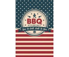 BBQ Live To Grill, Grill To Live - Recipe List Daily Journal For Men - 100 Pages: Journal Notebook 6" x 9" (15.24 x 22.86 cm) Daily Diary Barbecue (Atlantic Journals)