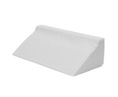 EsportsMJJ Ácido Reflujo Espuma Cama Cuña Almohada Pierna Elevación Respaldo Lumbar Cojines - Blanco
