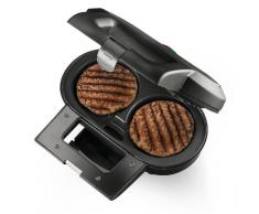 Macom 856 Parrilla Mesa Eléctrico 1000W Negro, Plata - Barbacoa (1000 W, Parrilla, Eléctrico, Mesa, Negro, Plata, Rectangular)