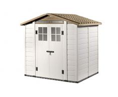 GARDIUN Caseta de Resina Tuscany EVO 200 Blanco/Beige 220x181x216 cm - KSP38230
