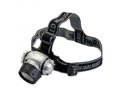 Silverline 140079 - Linterna frontal LED (12 LED)