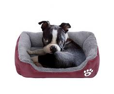 PowerKing Colchón Cuadrado para Cama de Perro pequeño, Lavable, Ideal para la habitación o la Parte Inferior Impermeable