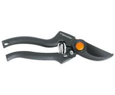 Fiskars Tijeras de podar, Cuchilla bypass, Ø de corte: 2,6 cm, Longitud: 22,5 cm, Negro/Naranja, 1001530