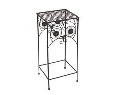 DanDiBo flores taburete de metal búho 70 cm - Soporte para flores 140193-l plantas soporte taburete mesa