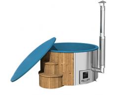 SERENDIPITY BAZAR Jacuzzi de Exterior Delux 200 SPA baño Hot Tube, Tubo Caliente, CALEFACCIÓN con LEÑA (Interior de plástico)