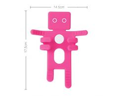 Redondo guirnalda flor azul planta rosa teléfono para salpicadero de coche soporte para teléfono celular de regalo