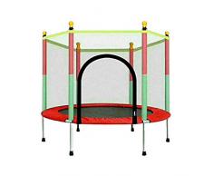 Cxp Boutiques Trampolín Trampolín Barandilla Inicio Niños Cama elástica Cama elástica niños, Juego Completo Incluir y la Cubierta del Borde del trampolín (Color : A)