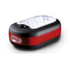 AEG 97192 LM 324 - Linterna pequeña (24 + 3 LED, con imán de sujeción y gancho plegable)