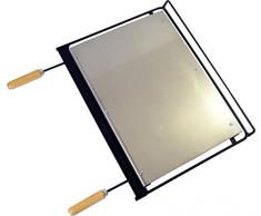 Imex El Zorro 71665 - Plancha barbacoa inox, 58 x 40 cm, color negro