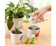 Boquilla de riego para plantas de jardín, 2 piezas, aerosoles portátiles, riego, regadera, verduras, niebla, alcachofa de ducha, riego de botellas, boquilla convertidora