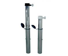 55 mm de diámetro Soporte para sombrilla - Alargadores de con Hülse 510 mm - El Sol Stabielo® Pantalla Soporte de suelo - Fabricado en Alemania - Aluminio Hülse - tierra VH 55 L - Para Bastones de hasta Ø 55 mm - pared