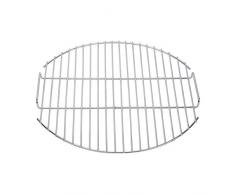 Sauvic 02862 Parrilla Barbacoa Redonda 57 CM. Inoxidable 18/8, Acero, 54.50x54.50x3.00 cm