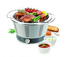 Tescoma Party Time Grill, Acero Inoxidable, Gris, 41,5 x 36,5 x 22,5 cm