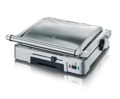 SEVERIN KG 2392 Plancha de Asar con placas intercambiables, 1.800 W, color acero inoxidable