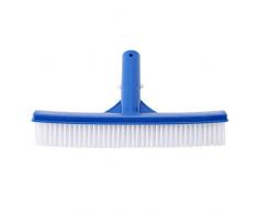 TOPINCN Cepillo de la Piscina 10 Pulgadas plástico Estanque Paredes Inferiores Azulejos Suciedad Moss Pond SPA Limpiador Termales Herramientas Suministros