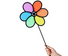 Molinos De Viento Para Niños 3 Piezas De Molino De Viento Para Bebés, Molino De Viento De Flores De Colores Del Arco Iris Juguetes Clásicos Molino De Viento Decoración De Jardín Juguetes Al Aire Libre